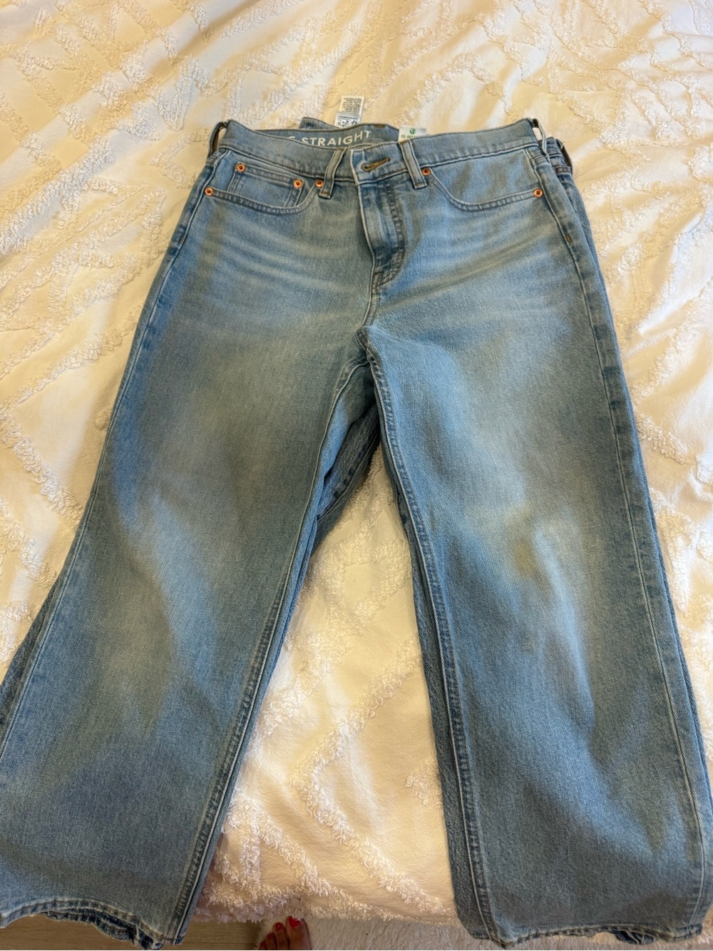 J. Crew Straight Leg Light Wash Jeans